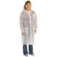 40gsm Nonwoven Disposable Lab Coat With Snap Button
