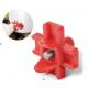 Red Automatic PP Water Nipple Drinker Chicken Feeder