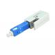 SC Bare Fiber Optic Adapter For Optical Fiber Patch Cord Pigtail ROHS Compliance