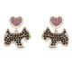 Puppy Earrings Zircon Copper Earrings Beautiful Gifts For Girls