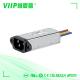 3A 60Hz Ac Power Line IEC EMI Filter Male Socket With Wires 1500VDC