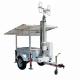 Solar Light Tower With 2*420W solar panels For Construction Sites Lighting