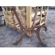 Wood Cast Iron Bench Ends Leg / Decoration Cast Iron Park Bench Parts