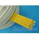 Fray resistant Saturated Silicone Fiberglass Sleeving , heat proof cable sleeve