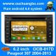 Ouchuangbo S160 Peugeot 307 2004-2013 gps navi autoradio Spanish USB AUX android 4.4 OS