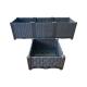 High Durability Large Rectangular Plastic Planter Boxes For Patio All Seasons