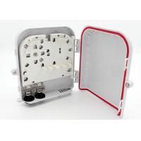 8 Cores Fiber Termination Box White Pole Mounted