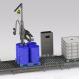 Lubricant Oil Barrel IBC Filling Machine 130-200kg/Min For Chemical Industries