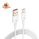 Type C USB Cable 6A Fast Charging White Customized Logo Orange Rubber Core Xiaomi Data Cable