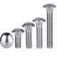 Handan Fastener 's DIN603 Carriage Bolt with ZINC Plated Finish and ISO9001 Certification