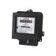 ABS Black Plastic Electromechanical Energy Meters , Mechanical Single Phase Watt Hour Meter
