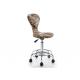 360 Degree Adjustable PU Bar Stools Variable Height For Office , Contemporary Style