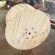 Solid Wooden Cable Drum ISO9001 Giant Wooden Cable Reel 4 Way