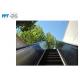 PLC Drive Outdoor Escalator Safety Hot Dipped Galvanized Truss Black Handrail