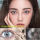 KSSEYE Soft Circle Cosmetic Big Eye Mulberry Grey Eye Color Contact Yearly 14.00mm