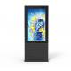 78inch outdoor P4 floor stand kiosk led display managed via 3g/4g LAN WAN