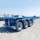 3 Axle 6m 20ft Skeleton Trailer Truck 20ft Skeletal Trailer For Sale