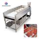 2.5KW Rhizome large parallel roller cleaning machine tomato potato sweet potato cleaning high pressure spray
