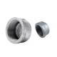 Gas Pipe End Cap Pipe Fitting , Round Water Line Cap Malleable Iron Material