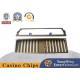Industrial Metal Iron Single Layer Double Lock Casino Chip Tray Ceramic Clay Material