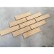 M36413-5 Building Wall Cladding Material Thin Smooth Face Brick With Yellow Color