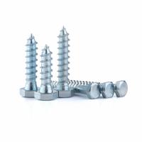 Grade 5 Steel 1035 Zinc Plated 1/4 Inch Partial Thread Screws