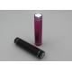 Black / Pink Cylindrical Micro USB Power Bank With Logo Printing CE ROHS