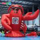 Giant Inflatable Cartoon Characters Lobster Model 4mH Red Colour