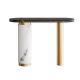 Brass Marble Console Table With Storage Narrow Console Table Marble Top