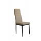 Horizontal Lines 96CM Height Fabric Upholstered Dining Chairs
