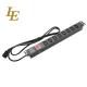 19 Inch Aluminum Black IEC Type 6 Ways 8 Outlets C13 C14 Power Distribution Unit 16Amp/32Amp With Commando Plug Available IEC320 Smart Socket PDU