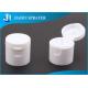 Shampoo Bottle Disc Top Cap Non - Refillable Thread Size For Health And Beauty Product Lines