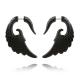 Trendy Wings Earrings for Women Black Angle Feather Drop Earring Ear Plugs Punk Patry Earring Jewelry
