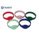 Adjustable Passive RFID Silicone Bracelet Watch Type , Coloured RFID Tag Wristband