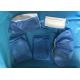 Dark Blue Disposable Protective Apparel , Disposable Scrub Suits With Shirt / Pants