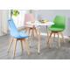 Sleek Shape PU Dining Chair Scratch Resistant For Kitchen