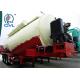 3 Axle SINOTRUK Bulk Cement Tank Trailer Truck With 55-65CBM Weichai Engine And Bohai Air Compressor