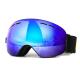 Men Women Snowmobile Black Elastic Anti Fog Ski Goggles Adjustable