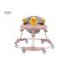 Plastic Wheel Baby Foldable Walker With Electronic Games Height Adjustable