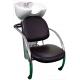Metal Rack Portable Shampoo Bowl And Chair , Hair Shampoo Chair No Footrest