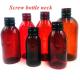 Suspension Medical Syrup Bottles With Thread Mouth For Liquid