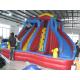 Outdoor Kids Inflatable Water Park With Slide / Inflatable Water Slide PVC Tarpaulin