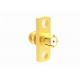 Straight Female SMP RF Connector Brass Gold Plated 50Ohm