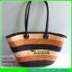 LUDA handmade handbags striped summer wheat straw beach bag totes