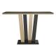 Ss Black Marble Top Console Table Satin Finish Marble Console With Drawers