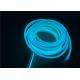 Ice Blue LED Silicone Neon Strip Lights 6 X 12mm Size For Architectural Decorative