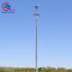 Single Tube Polygonal Monopole Communication Tower Mast Hot Dip Galvanized Steel