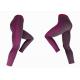 230gsm Colourful Yoga Leggings Pink Contrast Leggings Melange Pink