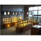 Customized Modern Style Bakery Display Cabinet Gondola With LED Light