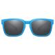 Black Dark Lightweight Flexible Eyeglass Frames Light Blue Plastic Size 52 16 125